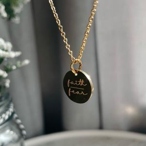 Faith over Fear Necklace